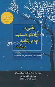 کتاب وقتی در آرامش هستید چه می توانید ببینید اثر هیمن سانام نشر پندار تابان