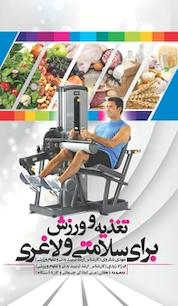 کتاب تغذیه و ورزش برای سلامتی و لاغری اثر مهدی شکروی نشر انتشارات یاقوت سپاهان