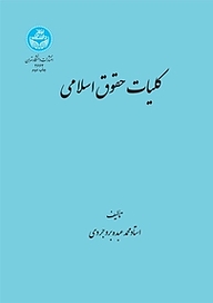 کتاب کلیات حقوق اسلامی نشر انتشارات دانشگاه تهران   