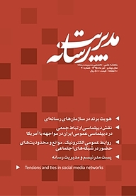 کتاب ماهنامه علمی تخصصی مدیریت رسانه شماره 20 نشر مدیریت رسانه -  