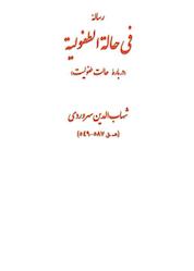 کتاب رساله فی حالة الطفولیة اثر شهاب الدین سهروردی نشر اطلاع