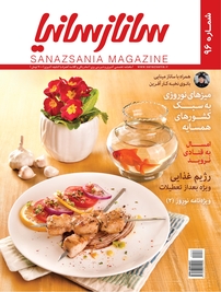 ماهنامه تخصصی آشپزی و شیرینی پزی سانازسانیا شماره 96