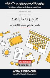هر چیز که بخواهید: 40 درس برای نوع جدیدی از کارآفرین ها