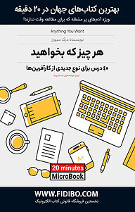 میکروبوک  هر چیز که بخواهید: 40 درس برای نوع جدیدی از کارآفرین ها نشر فیدیبو