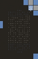 The poetics of prose