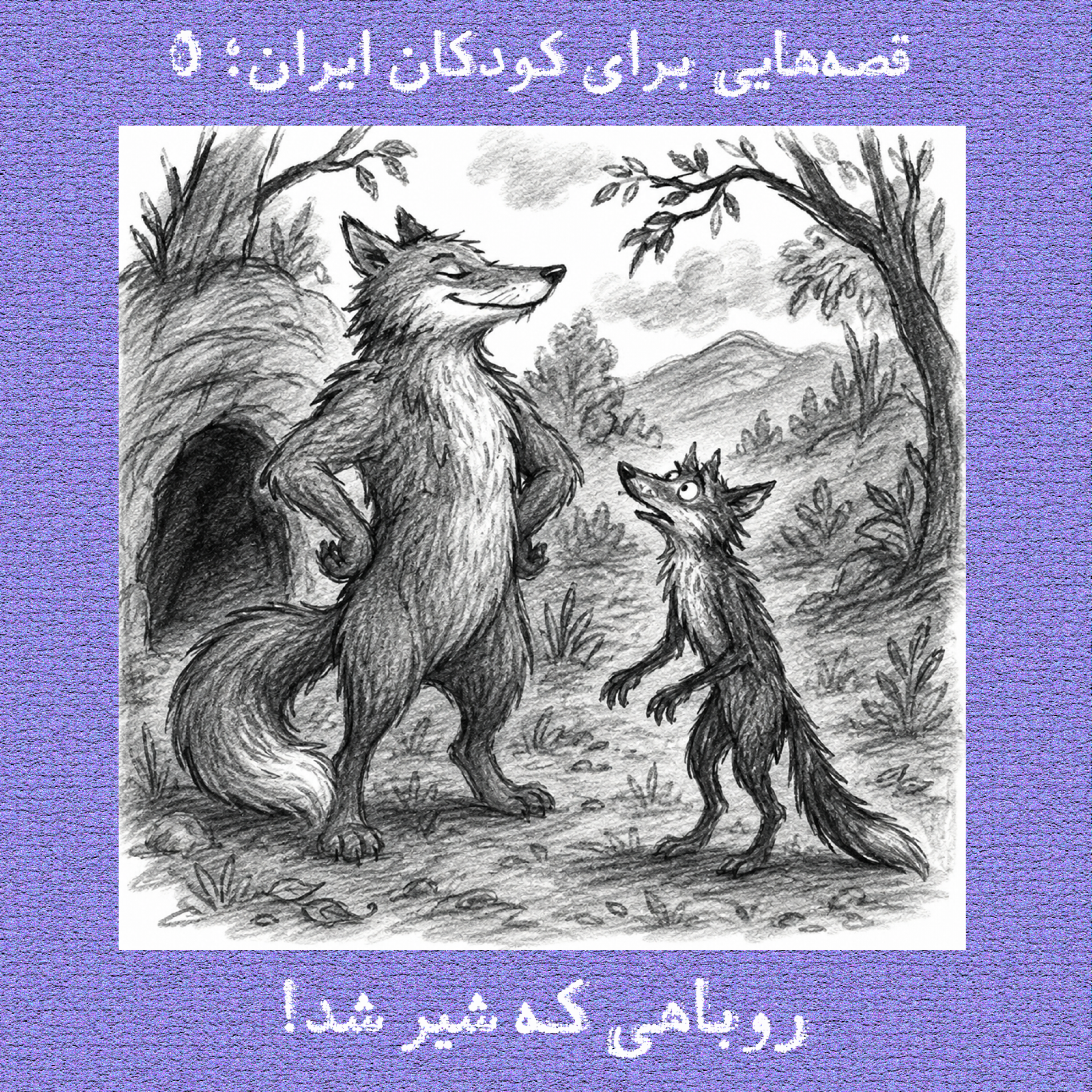 روباهی که شیر شد!